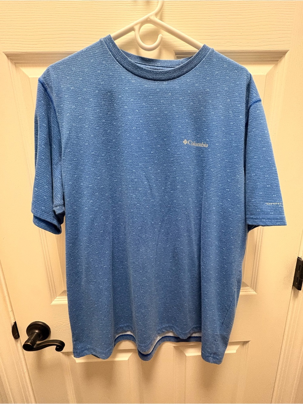 Columbia Men's Heathered Light Blue Short Sleeve Tee